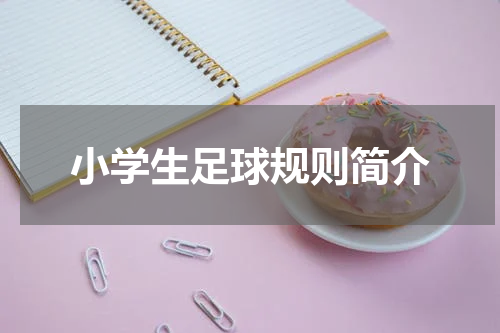 小学生足球规则简介