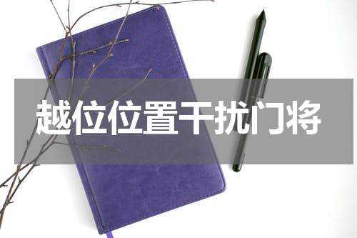 越位位置干扰门将