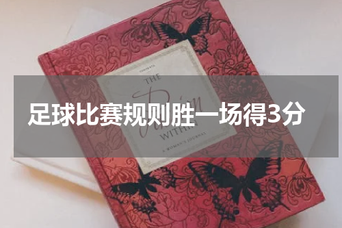 足球比赛规则胜一场得3分
