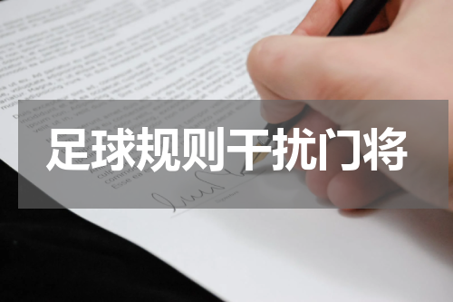 足球规则干扰门将