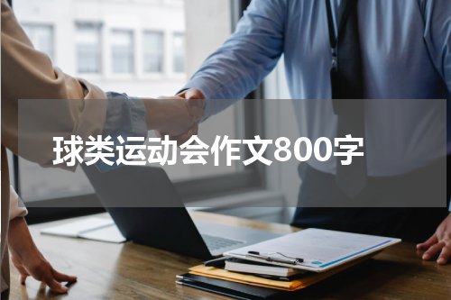 球类运动会作文800字