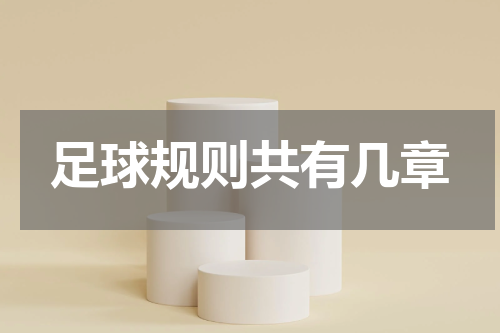 足球规则共有几章