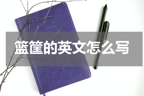 篮筐的英文怎么写