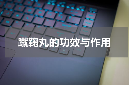 蹴鞠丸的功效与作用