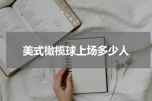 美式橄榄球上场多少人