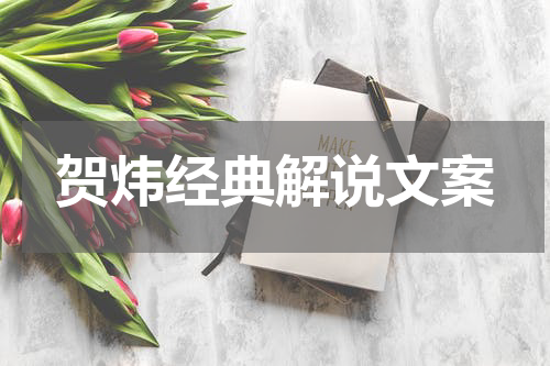 贺炜经典解说文案