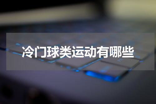 冷门球类运动有哪些