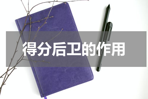 得分后卫的作用