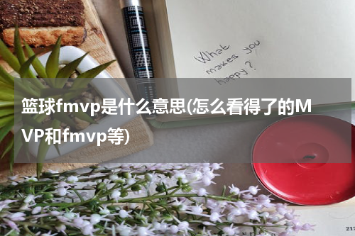 篮球fmvp是什么意思(怎么看得了的MVP和fmvp等)