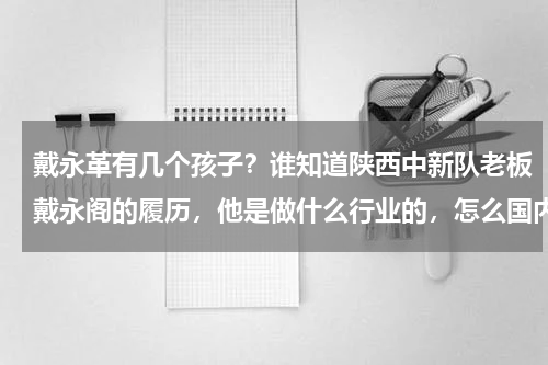 戴永革有几个孩子？谁知道陕西中新队老板戴永阁的履历，他是做什么行业的，怎么国内对他这样的富豪一点报道都没有