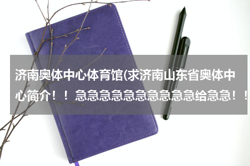 济南奥体中心体育馆(求济南山东省奥体中心简介！！急急急急急急急急急急给急急！！！！！)