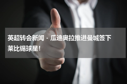 英超转会新闻 - 瓜迪奥拉推进曼城签下莱比锡球星！