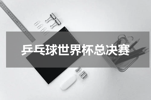 乒乓球世界杯总决赛